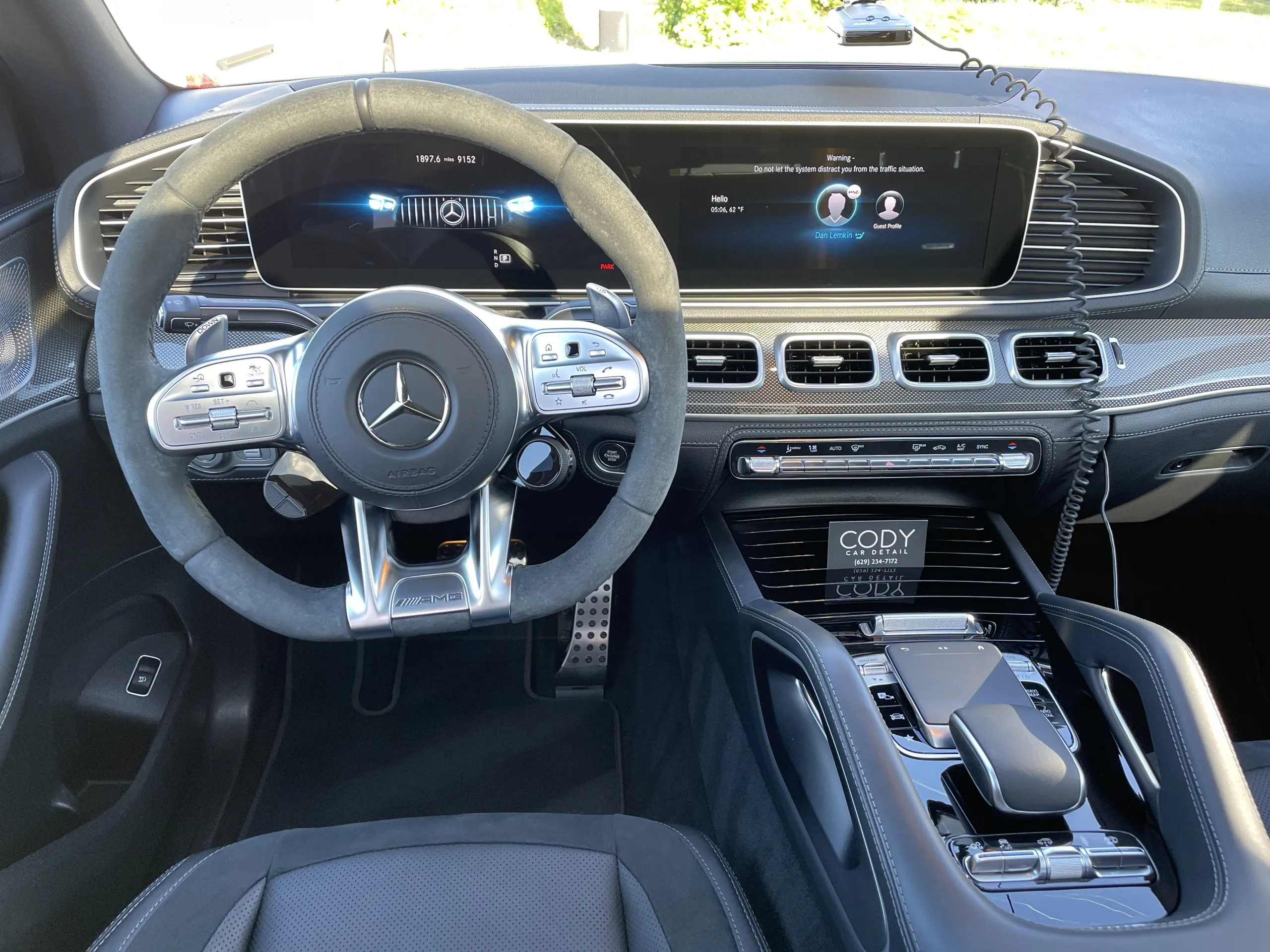 IMG_3364-3-scaled Mercedes Benz interior with steering wheel, digital dash, and console Cody X Pressure Washing