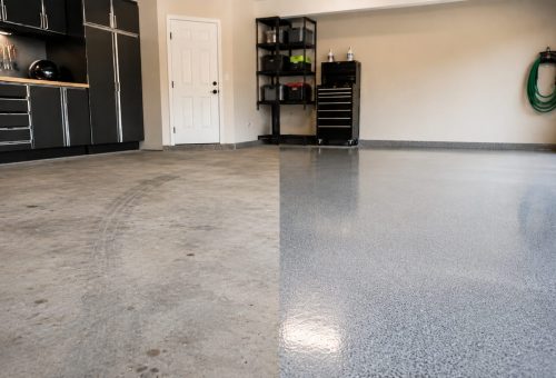 ChatGPT Image May 12, 2026, 01_49_56 PM (4) Organized garage with cabinets, tool chest, and glossy epoxy floor. Cody-X Pressure Washing